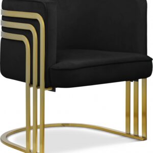 Rays Velvet Upholstered Accent Chair