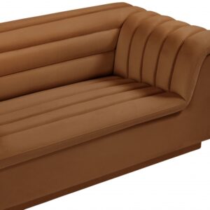 Cascade 94" Velvet Upholstered Fabric Upholstered Sofa