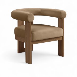 Arienzo Velvet Performance Fabric Upholstered Chair